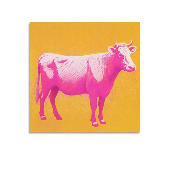 Cow Poster (4) Picture Print Wall Art Poster Painting Canvas Posters Artworks Gift Room Aesthetic 20x20inch(50x50cm)