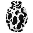 thumbnail image 1 of Cow Print 3D Print Hoodie Men Women Autumn Thin Pullover Sweatshirt Vintage Streetwear Tops, 1 of 6