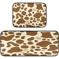 thumbnail image 1 of Cow Print Anti Fatigue Mats for Kitchen Floor,Set of 2 Non Skid Washable Waterproof Anti Kitchen Floor Mats for Kitchen Office Laundry Room Bathroom (19"x27"+19"x47") Home Decor, 1 of 7