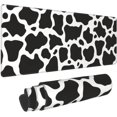thumbnail image 1 of Cow Print Black and White Mouse Pad Large Desk Mat XL Extended Non-Slip 31.5 X 11.8 in Keyboard Pads Base Mousepad Stitched Edge for Home Gaming Office Work, 1 of 6