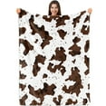thumbnail image 1 of Cow Print Blanket Cow Decor Bedding Throw Blanket for Girl Women Christmas Valentine's Birthday Gifts Soft Cute Print Farm Animal Cow Blanket 40x50 Inch, 1 of 8