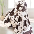 thumbnail image 1 of Cow Print Blanket Soft Fleece Flannel Cozy Cute Blankets Warm Plush Lightweight Throw All-Season for Couch Sofa Bed and Throws Adults Kids Boys Teens Gift 50"x60", 1 of 6