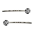 thumbnail image 1 of Cow Print Bobby Pin Hair Clips, 1 of 1