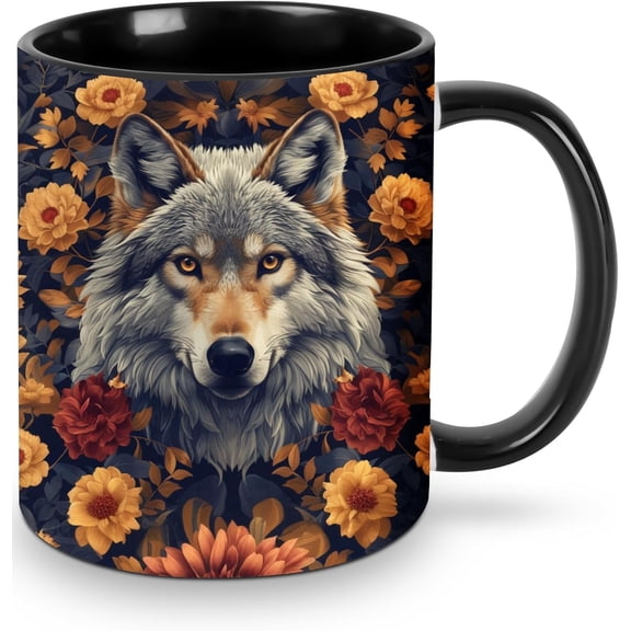 Cow Print Coffee Mug for Women Ceramic Tea Cup Novelty Mugs 11 Oz for Office Home Kitchen