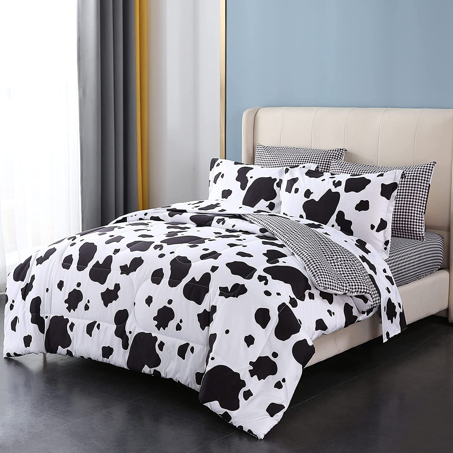 cow-print-comforter-set-queen-bed-in-a-bag-7-pieces-black-white