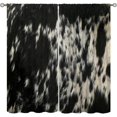 thumbnail image 1 of Cow Print Curtains, Animal Print Cowhide Western Farm Window Treatments for Kids, Wild Animal 3D Print Rustic Theme 2 Panel Sets,55x63 Inch, 1 of 6