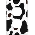 thumbnail image 1 of Cow Print Duplex Wall Plate Farm Animal White Black Brown Cow Skin Print Wall Plate Duplex Receptacle Plug Cover 1-Gang Light Switch Cover Plate Home Decorative Office 4.5" X 2.76", 1 of 7