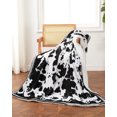 thumbnail image 1 of GARVEE Heated Electric Blanket Twin Size,62"x84" Cow Print Fast Heating Blankets with LCD Controller,10 Heat Settings&1-12H Time Settings Auto Off,Black White, 1 of 7