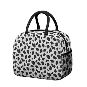 Cow Print Lunch Box for School,Insulated Lunch Bag,Loncheras Para Mujer,Leakproof Lunch Bag for Beach,Travel,Picnic,Camping