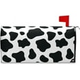 thumbnail image 1 of Cow Print Mailbox Covers Magnetic Black White Animal Print Mailbox Cover Wraps Standard Size 18"X21" Post Letter Box Cover Garden Decorations, 1 of 6