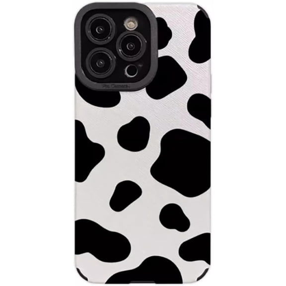 Cow Print Patern Dots Soft  for iPhone Case (White,iPhone 11)