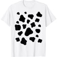 thumbnail image 1 of Cow Print Pattern Animal Halloween Costume Idea T-Shirt, 1 of 3