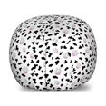thumbnail image 1 of Cow Print Storage Toy Bag Chair, Animal Cow Hide Pattern Doodle Cartoon Drawing Farming Husbandry, Stuffed Animal Organizer Washable Bag, Large Size, Black White Lilac, by Ambesonne, 1 of 3
