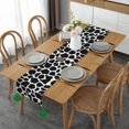 Cow Print Table Runner For Wedding Banquet Party Tabletop Decoration