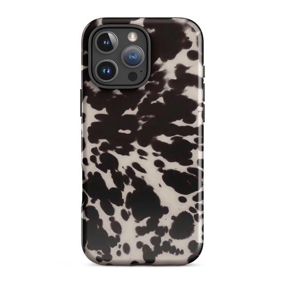 Cow Print Tough Phone Case for Apple iPhone 11, 11 Pro, 11 Pro Max, 12 Mini, 12, 12 Pro, 12 Pro Max, 13 Mini
