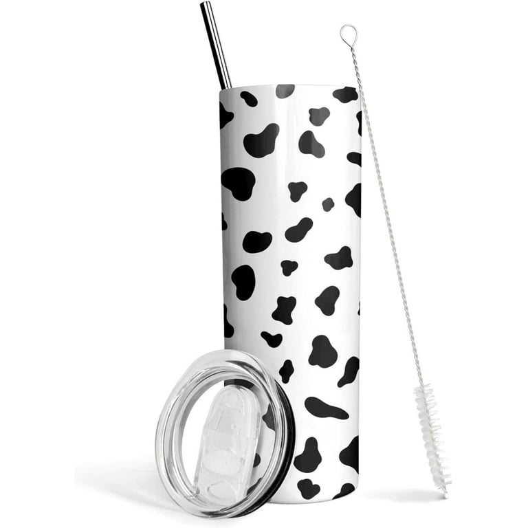 Cow Print Tumbler with Lid and Straw-Cute Cow Gifts for Women,Cow Print  Gifts for Women-Skinny Tumbl…See more Cow Print Tumbler with Lid and