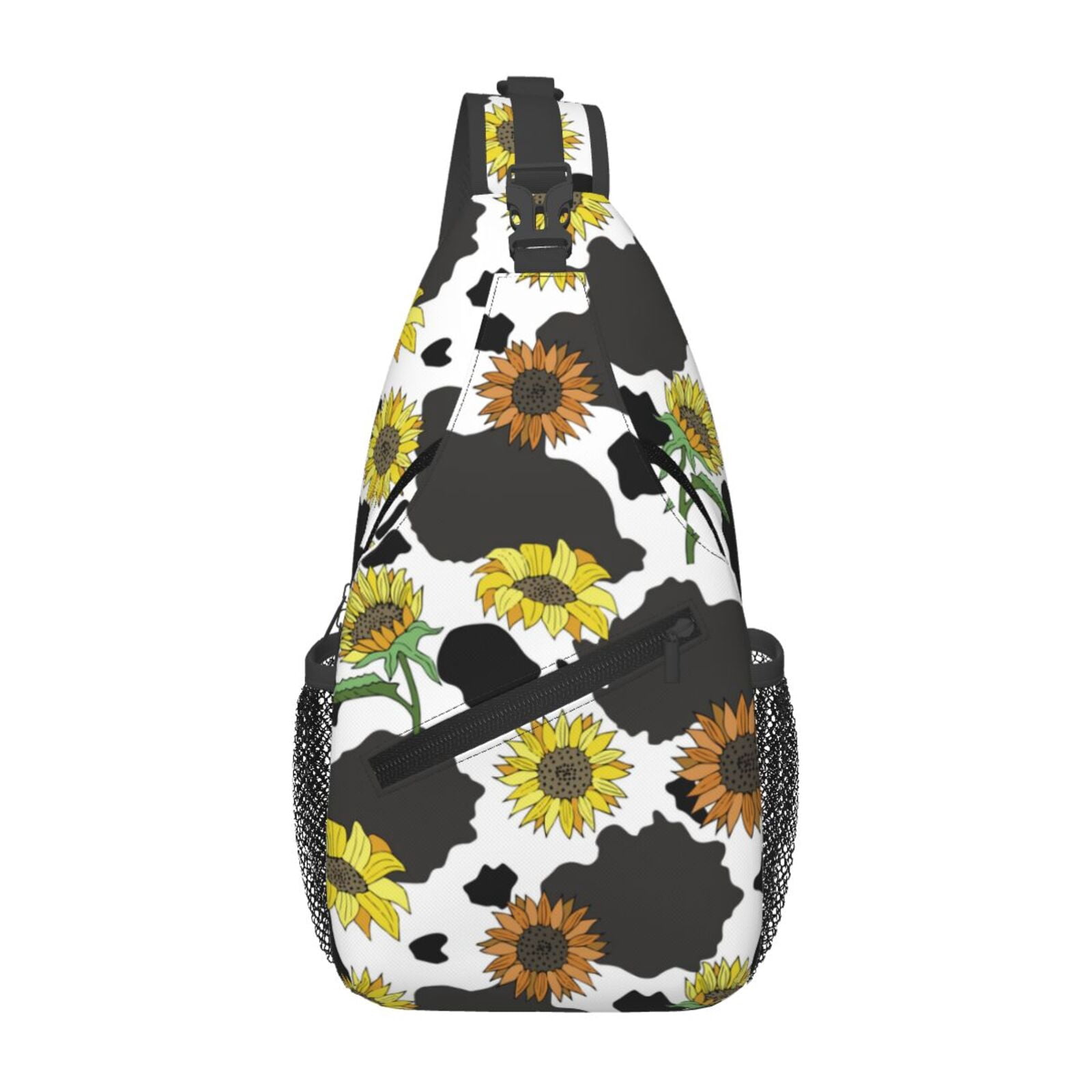 Cow Print Sling Bag Crossbody Chest Backpack For Women Men  display picture 1