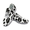 Cow Print Woman Flats Sport Jogging Running Casual Shoes For Women