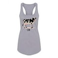 thumbnail image 1 of Cow. Racerback Tank Women -SPIdeals Designs, Female x-Small, 1 of 4
