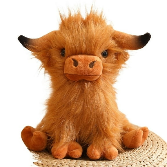 Cow Scottish Yak Doll Long Hair Plush Toy