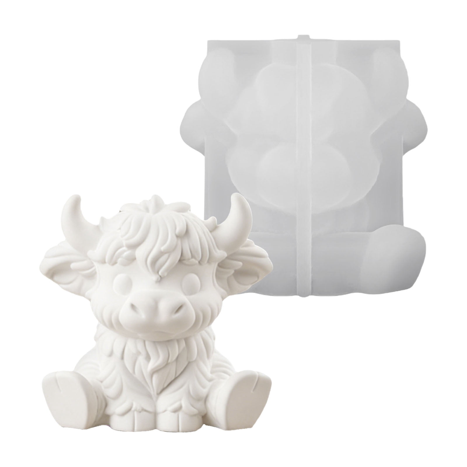 Cow Shape Silicone Molds for Handmade Soap Easy Demolding Multipurpose ...