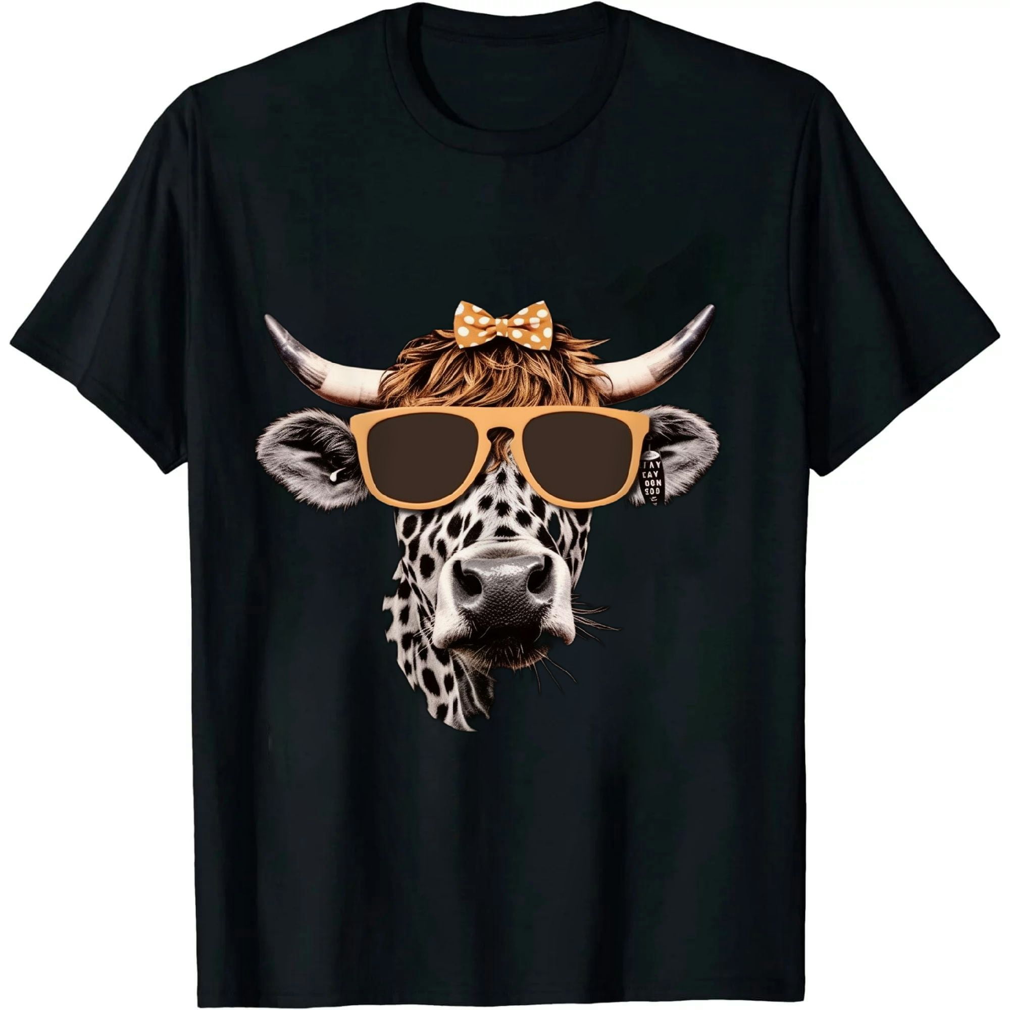 Cow Shirt for Women Cattle Cowgirl TShirt Funny Leopard Animal Graphic