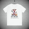 thumbnail image 1 of Cow Sipping Coffee Funny Tshirt, Gift for Coffee Lovers and Animal Lovers, 1 of 1