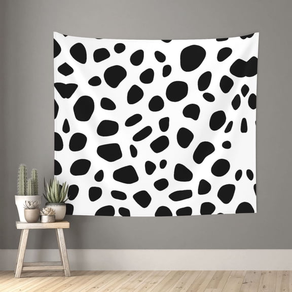 Cow Spots Tapestry Colorful Wall Tapestry Aesthetic Tapestry Wall Hanging 60x51inch