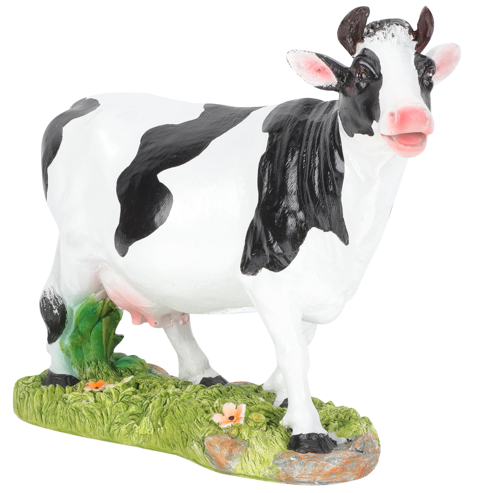 Cow Statue Ornament Toy Resin Cow Figures Cow Decoration Cow ...