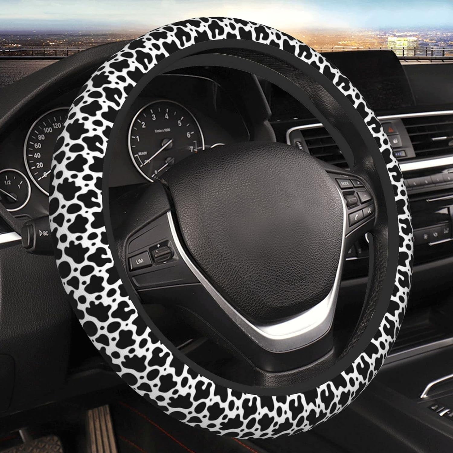 Cow Steering Wheel Cover Cow Pattern Steering Wheel Cover Cow Pattern