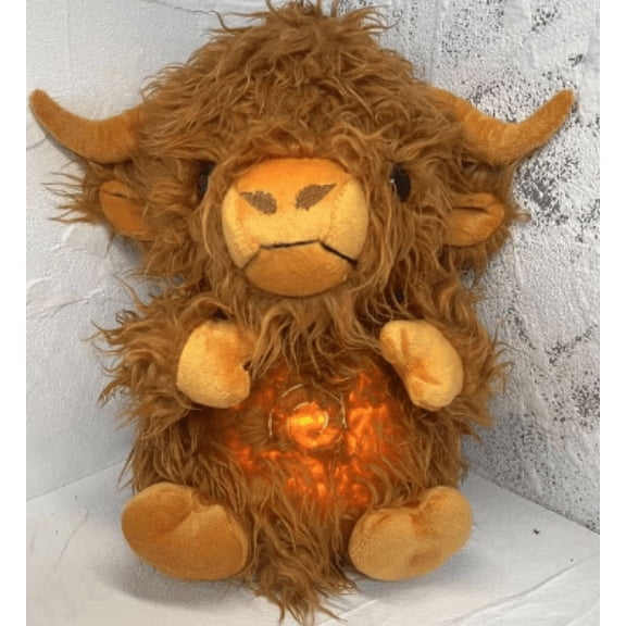 Cow Stuffed Animal Toy Breathing Cow Anxiety Toy With Musical Lights And Rhythmic Breathing Movements Cow Toy Sleep For71258
