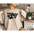 thumbnail image 1 of Cow Sweatshirt, Cow Shirt, Western Crewneck Comfort Sweatshirt Cottagecore Clothing Cow Sweater, Comfort Western Wear Gifts for Cow Lovers, 1 of 5