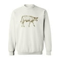 thumbnail image 1 of Cow Sweatshirt Men -Image by Shutterstock, Male 4X-Large, 1 of 4