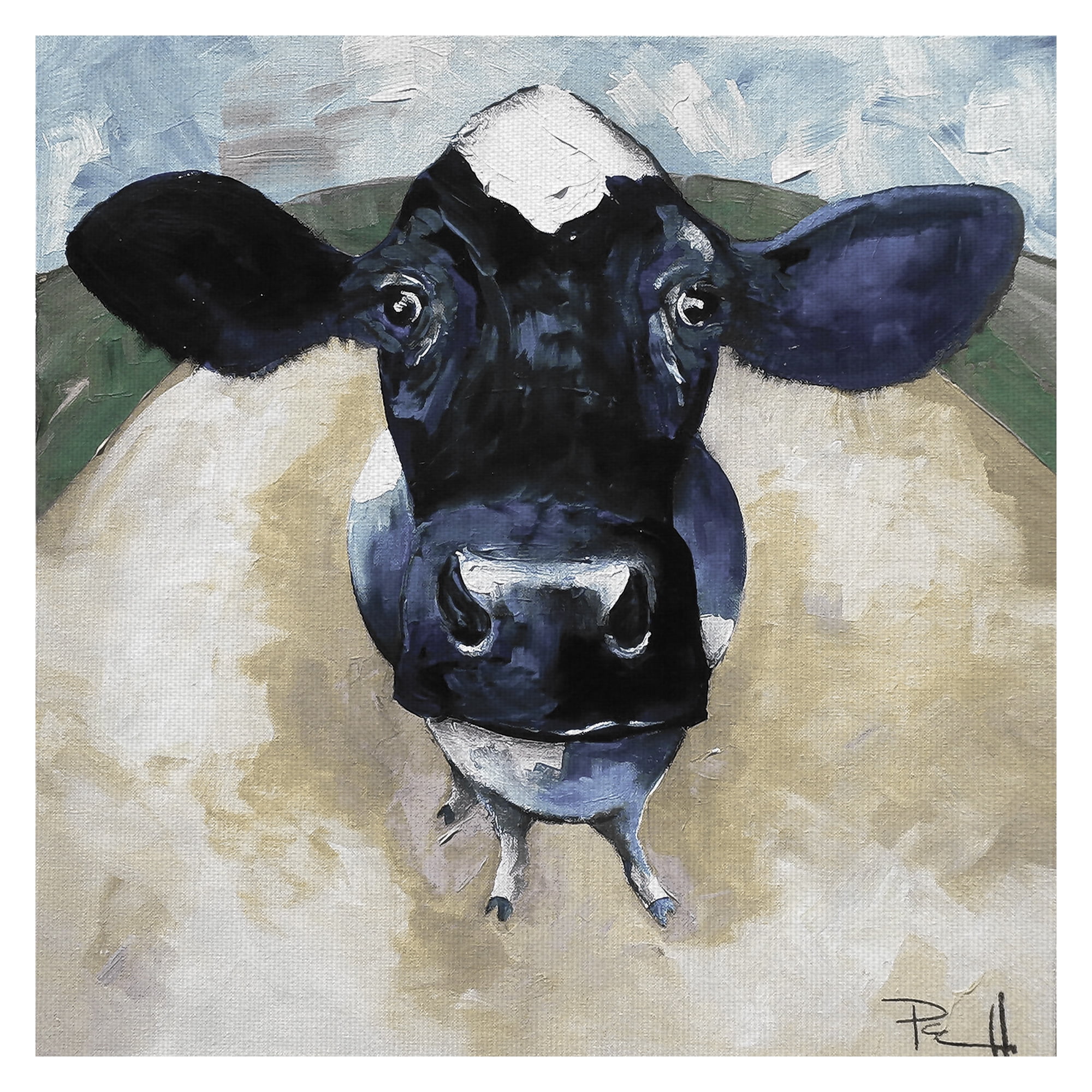 Cow Tale Light by Sean Parnell Wrapped Canvas Art Painting Print