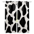 Animal Cow Color Oil Painting Window Valance Curtain Kitchen Cafe Short Curtains Living Room Tie Up Valance Curtain