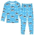 thumbnail image 1 of Cow Tile Cloud Pattern Cotton Pajamas 2 Piece Set Sleepwear Soft and Comfortable Homewear Nightwear, 1 of 7