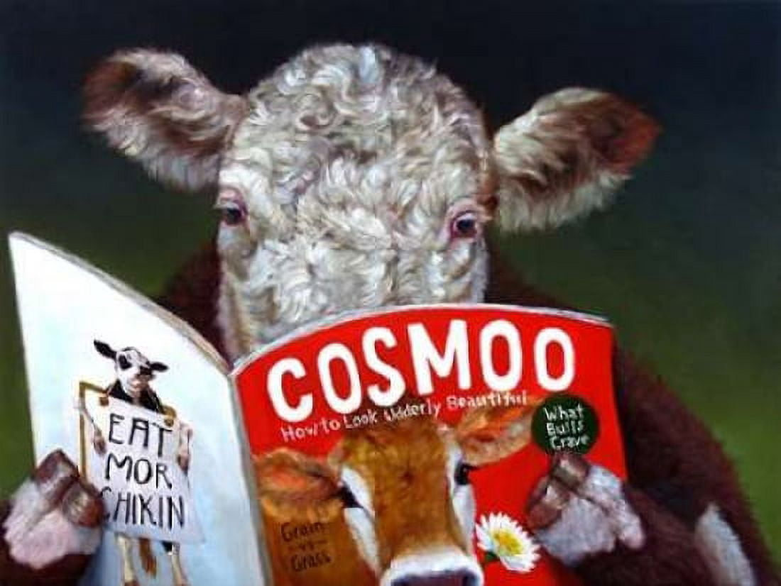 Cow Tips Canvas Art - Lucia Heffernan (22 x 28)