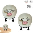 thumbnail image 1 of Cow Toilet Paper Holder,Funny Toilet Paper Roll Holder,Animal Toilet Paper Holder for 38 and 42 mm Rolls,Toilet Roll Holder,Cow Decorative Toilet Paper Holders for Bathroom Shelf Table Counter, 1 of 7