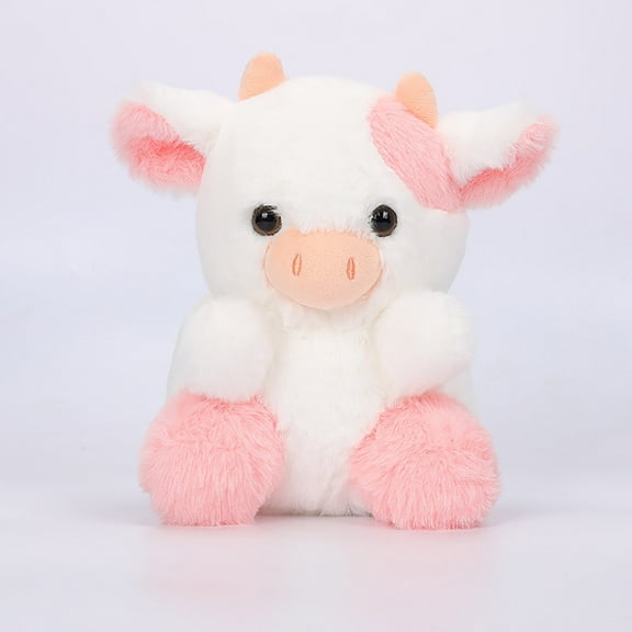 Cow Toy Cute Strawberry Cow Doll, Special Family Strawberry Cow Filled Animals Children's Toy Gift 7.87-inch, Usupdd 2025 Cow Toy Cute Strawberry Cow