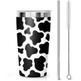 thumbnail image 1 of Cow Tumbler 10 Oz, Cute Cow Gifts for Women Cow Lovers, Cow Print Tumbler with Lid and Straw Stainless Steel Insulated Thermal, Cow Cup Water Bottle Travel Mug, Cow Print Stuff Accessories Things, 1 of 6
