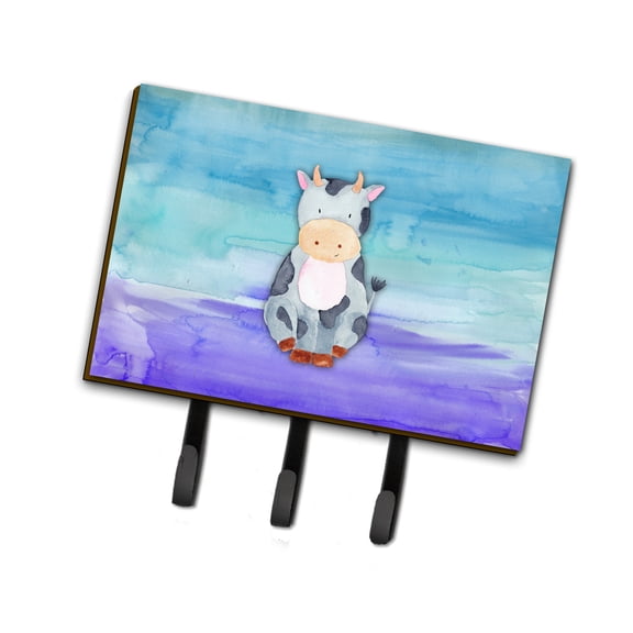 Cow Watercolor Leash or Key Holder