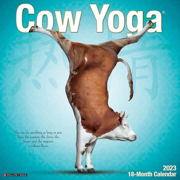 Cow Yoga 2023 Wall Calendar (Other)