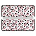 thumbnail image 1 of Cow and Bow White Pattern Anti Fatigue Kitchen Rugs Set Of 2, Non Slip Washable Decorative Floor Mats for Sink Laundry and Home Use, 17"x47", 1 of 5