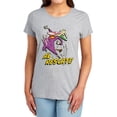 thumbnail image 1 of Cow and Chicken Al Rescate Women's T Shirt, Athletic Heather, Medium, 1 of 6