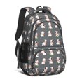 thumbnail image 1 of Cow and Grass Black Pattern Cute School Backpack Bag with Padded Back and Adjustable Shoulder Straps 16.9 X 12.6 X 5.9 Inches, 1 of 5