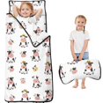 thumbnail image 1 of Cow and Hat White Pattern Toddler Nap Mat with Pillow & Blanket, Soft Sleeping Mat for Preschool Daycare Travel Sleepovers, 1 of 6