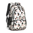 thumbnail image 1 of Cow and Spot Beige Pattern Cute School Backpack Bag with Padded Back and Adjustable Shoulder Straps 16.9 X 12.6 X 5.9 Inches, 1 of 5