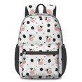 thumbnail image 1 of Cow and Spot White Pattern 17" Waterproof Oxford School Backpacks for Teens, S-Shape Padded Straps, for School, Travel, Hiking, Camping, 1 of 1