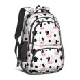 thumbnail image 1 of Cow and Spot White Pattern Cute School Backpack Bag with Padded Back and Adjustable Shoulder Straps 16.9 X 12.6 X 5.9 Inches, 1 of 5
