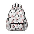 thumbnail image 1 of Cow and Spot White Pattern Cute School Backpack with Padded Back and Adjustable Shoulder Straps 13.4"x11"x4.7", 1 of 5